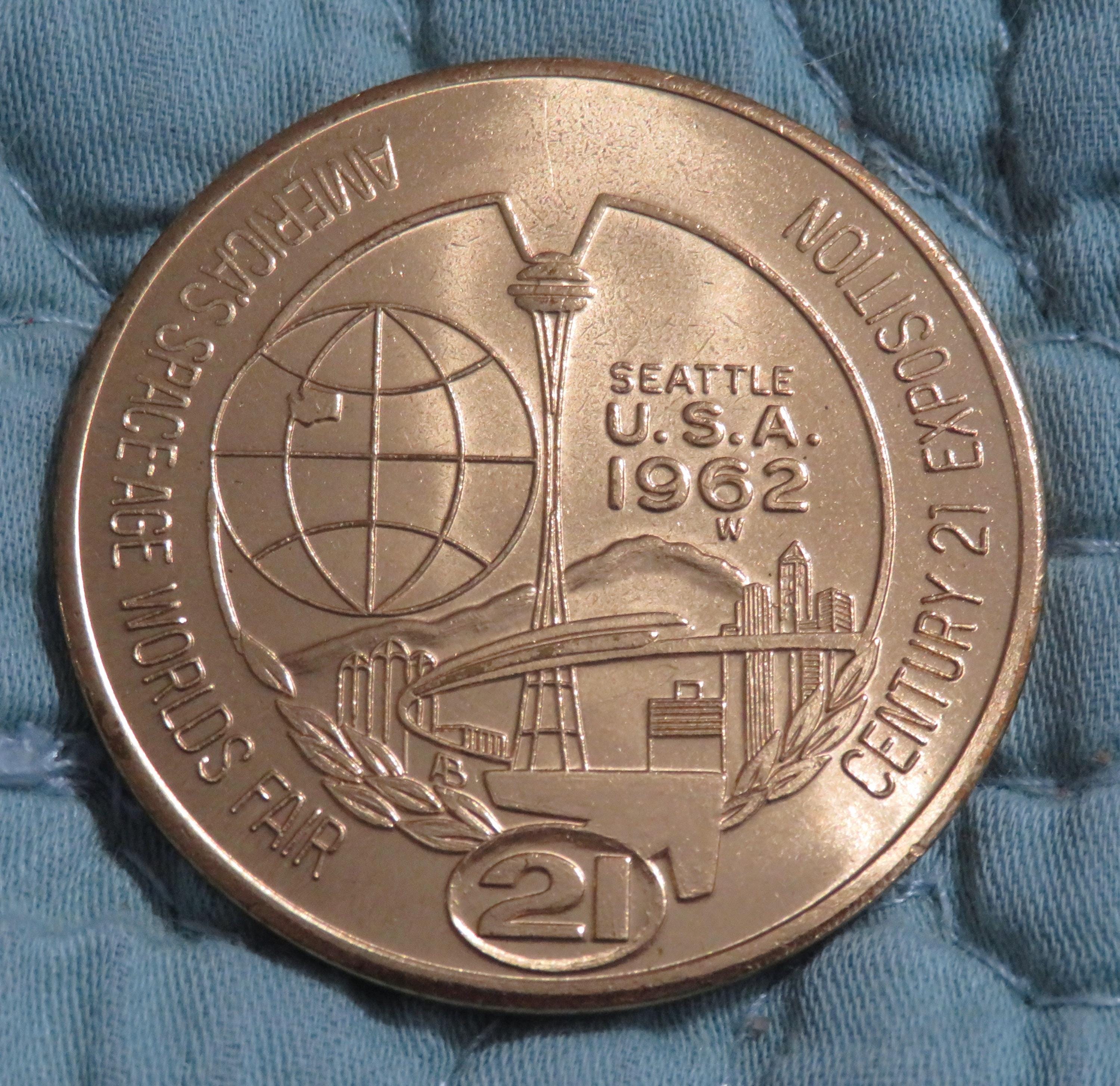 1962 Seattle World's Fair Century 21 Exposition Space Age Souvenir