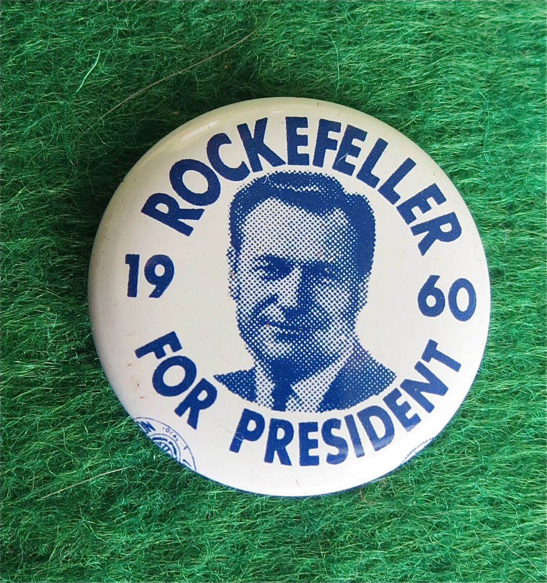 Vintage 1960s Nelson Rockefeller Presidential Campaign Pin - Etsy