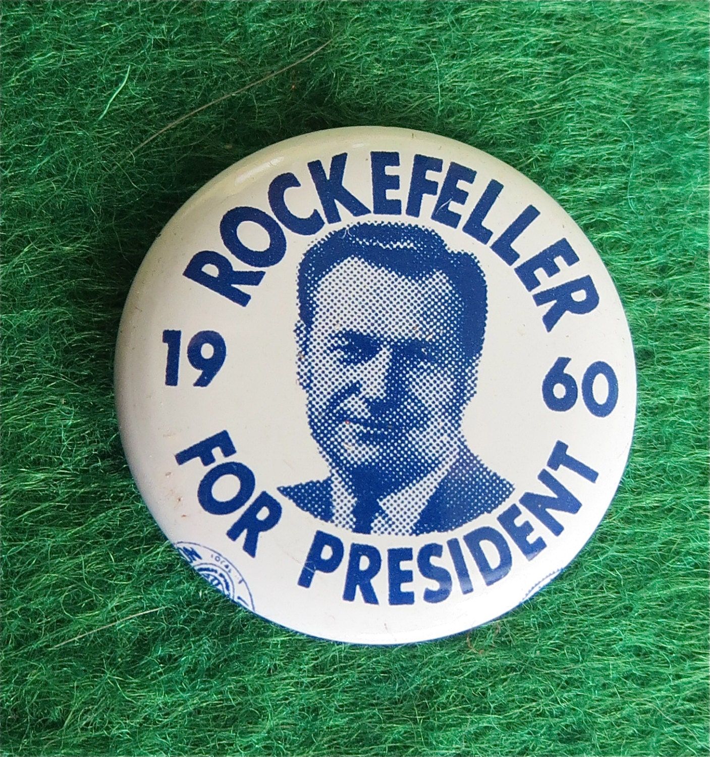 Vintage 1960s Nelson Rockefeller Presidential Campaign Pin - Etsy