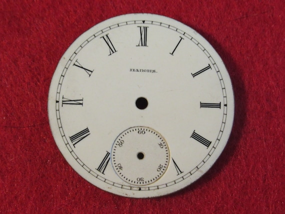 Original Pocket Watch Face Replacement Illinois 32