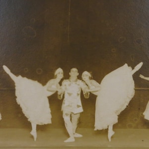Original 1910&#39;s Chicago Theatre Ballet Photograph By H A Atwell Studio 14 x 11 - Free Shipping