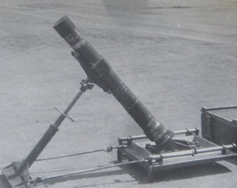 1950s Korean War US Army 4.2 Mortar Photo