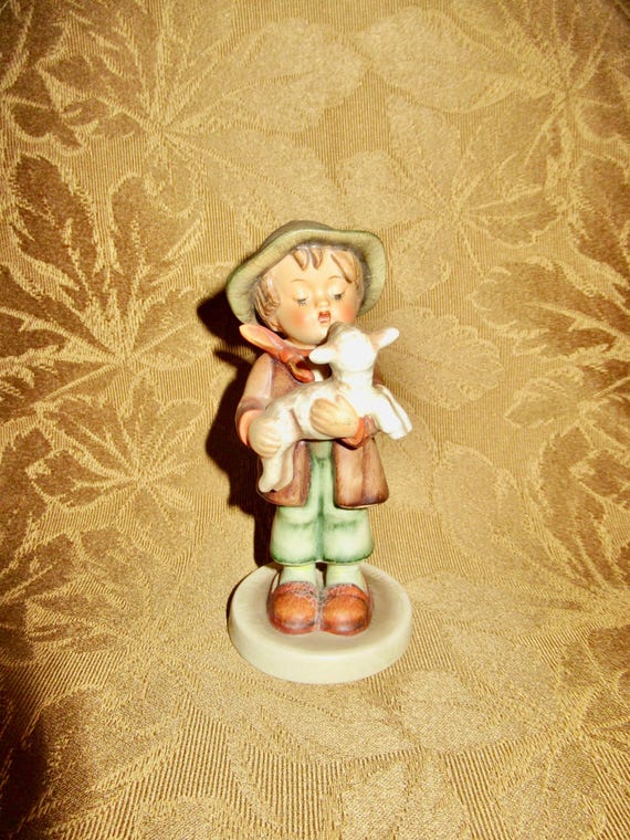 Early 1950's Hummel TMK 2 Boy With Lamb Lost Figurine - Etsy