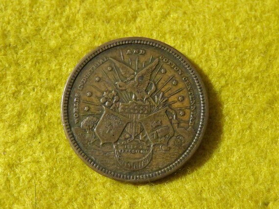 Original 1884 World's Industrial & Cotton Centennial Exposition