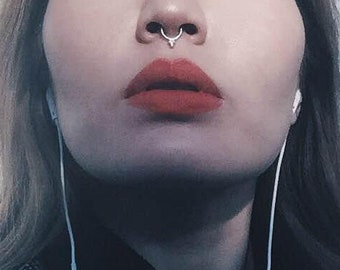 Tiny Septum Ring | Silver Septum Ring | 20g Septum | Septum Ring 16g | Septum Jewelry 18g | Small Septum Ring | Small Nose Hoop | Nose Ring