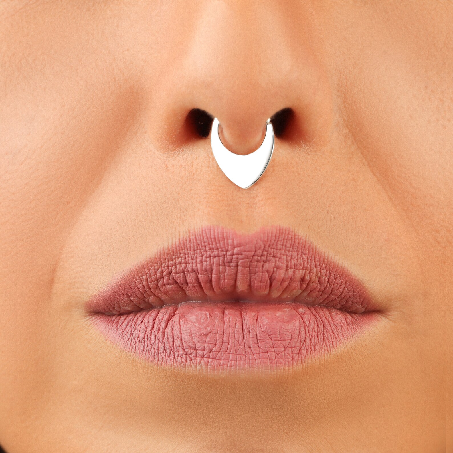 Fake Septum Ring Faux Septum Ring Fake Nose Ring Fake Etsy