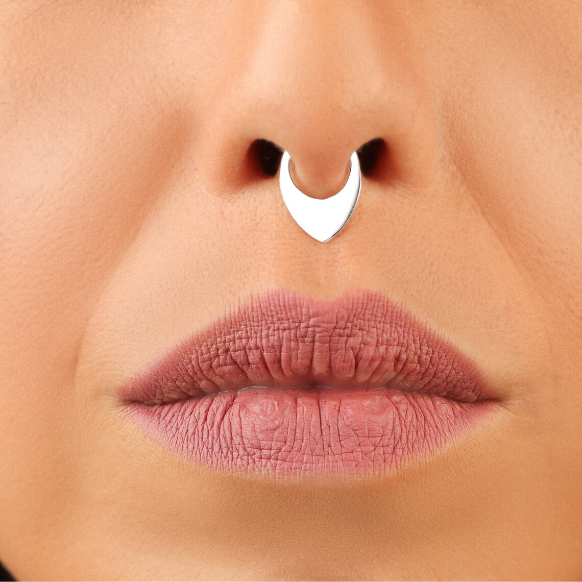 Fake Septum Ring Fake Septum Piercing Tribal Septum Etsy