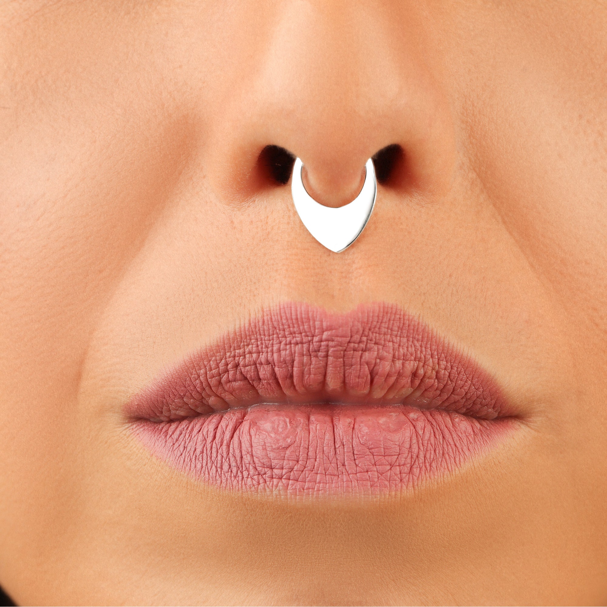 Fake Septum Ring Fake Septum Piercing Tribal Septum Etsy