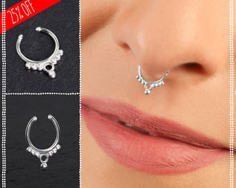 Septum Cuff | Fake Septum Piercing | Faux Septum Ring | Fake Septum | Fake Nose Ring | Septum Jewelry | Fake Septum Piercing Magnetic