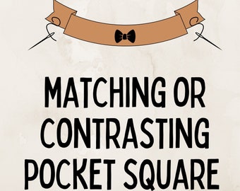 Añade un pañuelo de bolsillo a juego o en contraste a tu pedido.