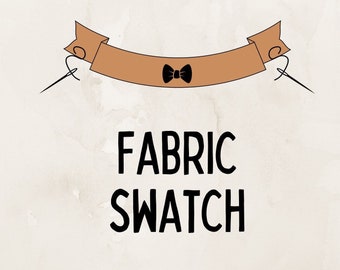 Order a swatch sample of your chosen fabric