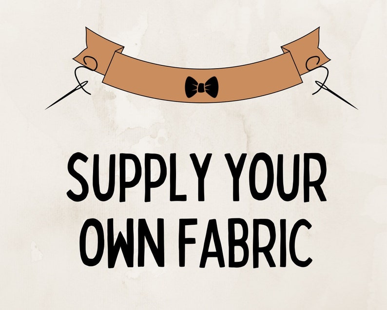 Supply Your Own Bow Tie Fabric and Have Something Custom Made Just For You. image 1