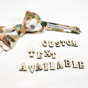 Personalised Bow Tie Christmas gift for him. Unique Dad, Husband or Boyfriend present with customisable label. Perfect letterbox gift. zdjęcie 7