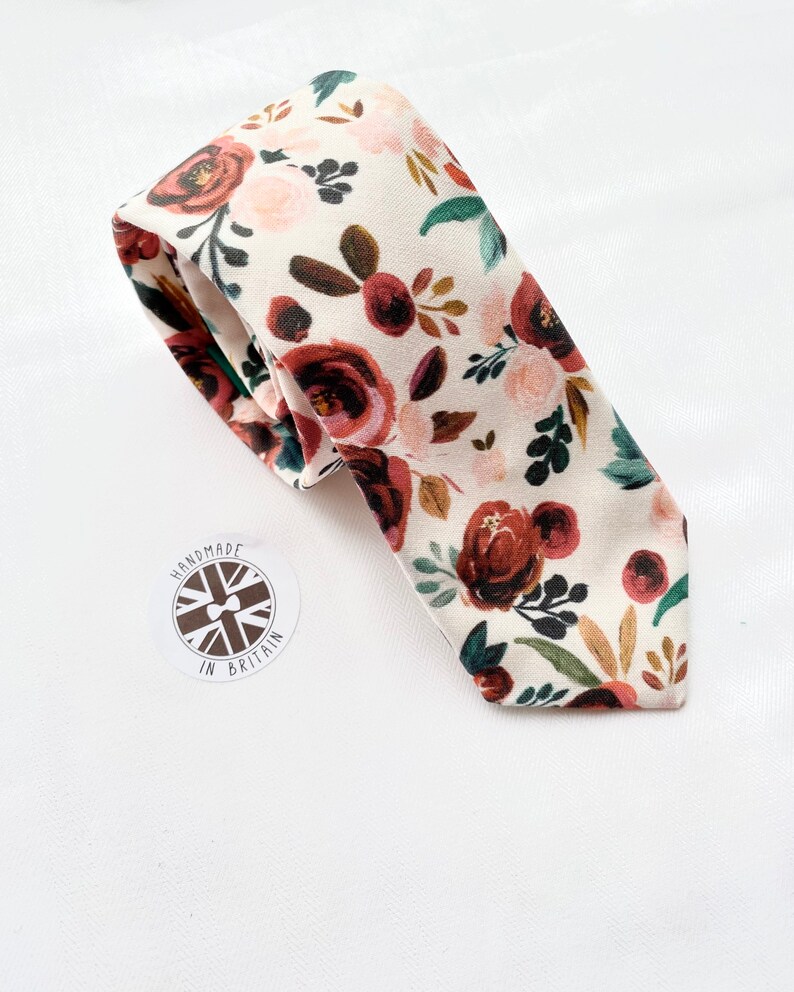 mens terracotta tie