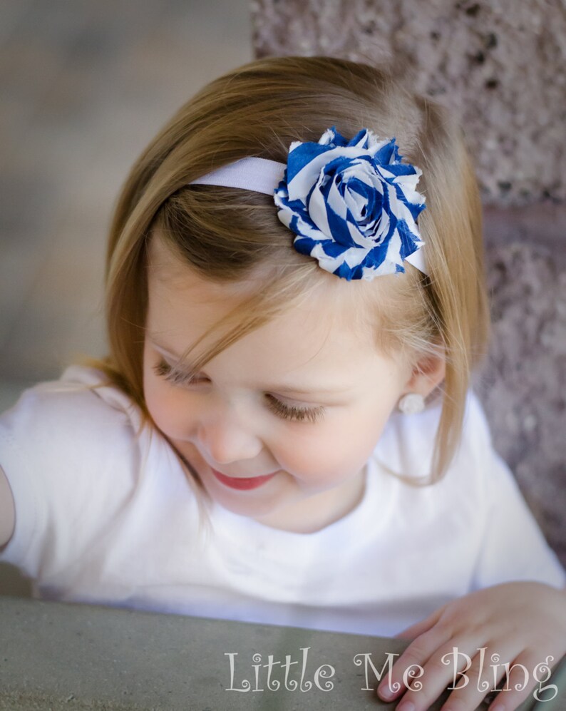 royal blue baby headband