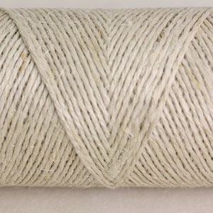 Hemp yarn fine twine 0.3mm 100% Natural organic image 5
