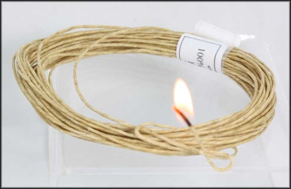 Waxed Hemp Twine - Waxed Hemp String 1 mm