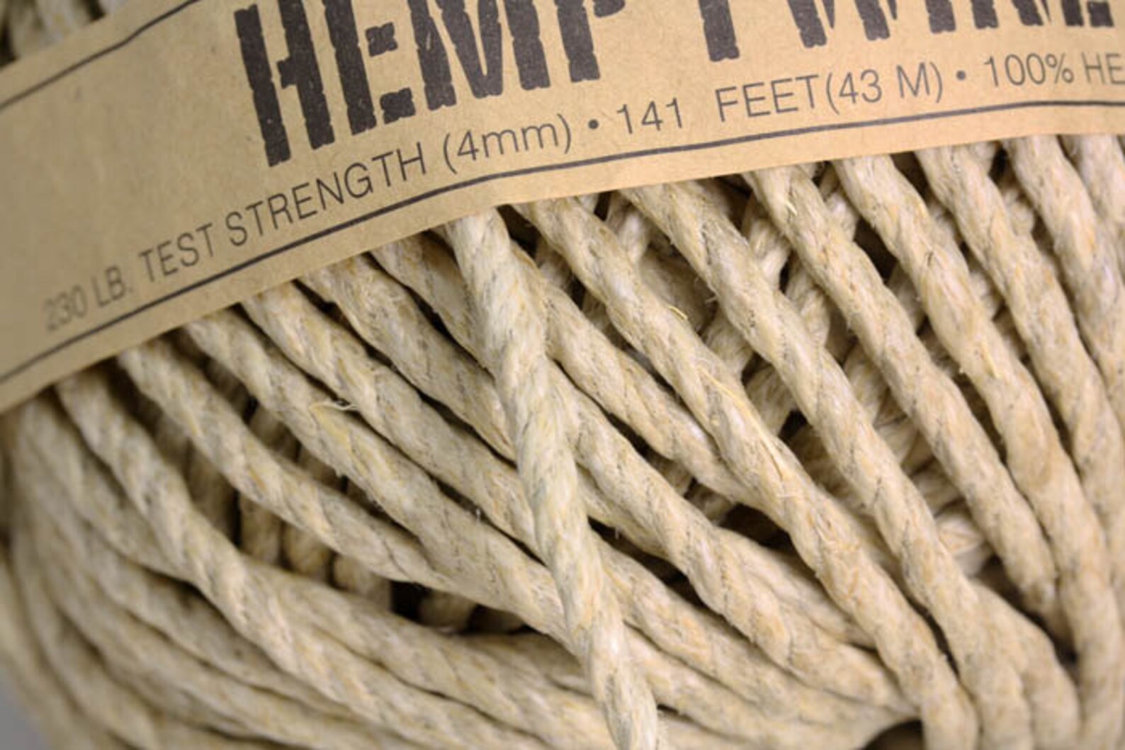 100 Natural Organic Hemp Twine Strong 4MM Sold in Etsy