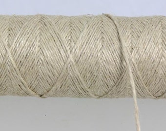 Hemp yarn fine twine 0.3mm  100% Natural organic -