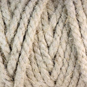 Natural Hemp Rope -untreated, Pet friendly  Strong, Bio -Degradable / 4MM-6MM-8MM -
