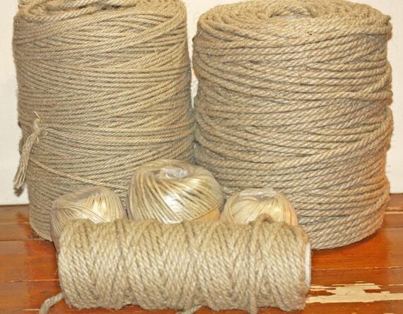 Hemp Rope Natural Untreated Strong 4MM 6MM 8MM Hammocks Plant