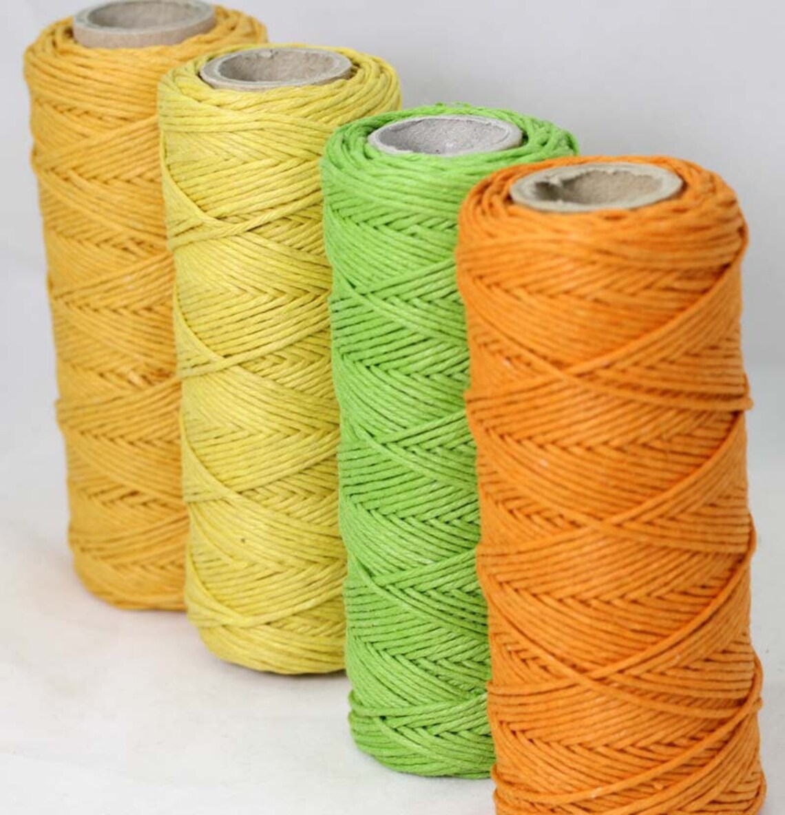 Lightly Waxed 100 Hemp twine smooth cord for macrame crafts Etsy