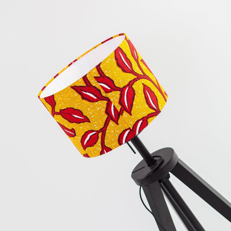 Drum Lampshade African Print Lighting African Fabric Etsy