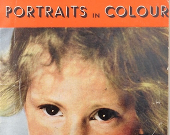 Vintage All About Portraits in Colour A Focal Photo Camera Guide 1950s