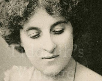 Miss Decima Moore Edwardian Actress Postcard ~ Raphael Tuck & Sons ~ Unused - Antique Photo 1900s