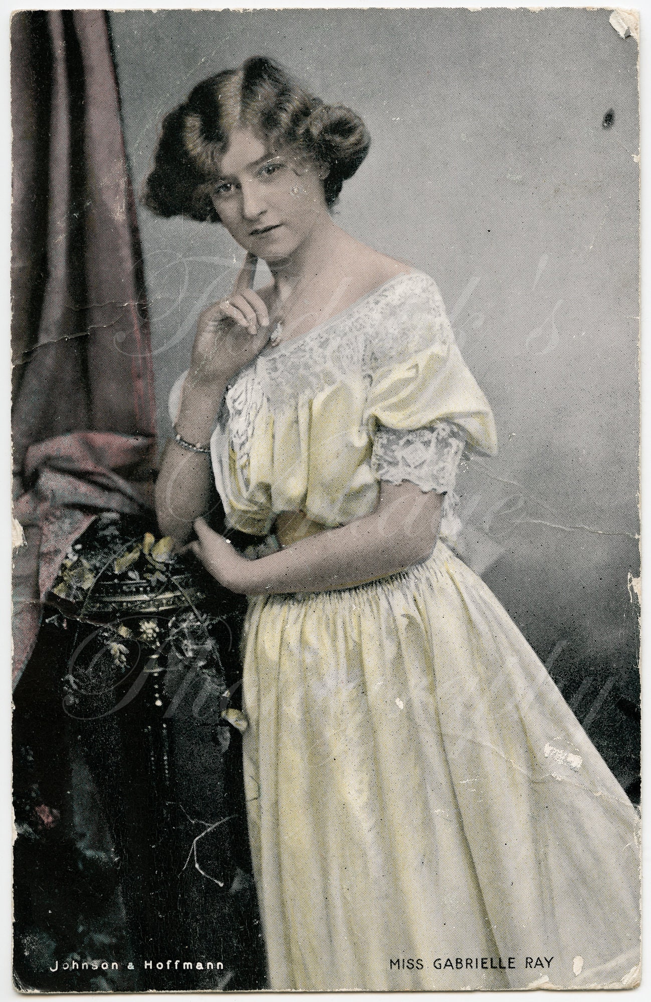 Gabrielle Ray Edwardian Actress Singer Dancer Tinted Antique Postcard Posted the National Series Johnston Hoffmann Etsy Canada