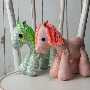 Horse Stuffed Animal, Birthday gift, Handmade toy,
