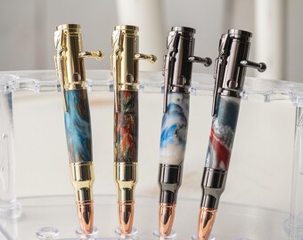 Handmade Mini Bolt Action Pen, Hunter Gift