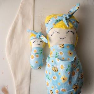 Mama & Baby Doll Set, Birthday gift, New Baby sibling gift-Made to order