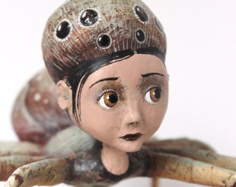 Arachne, KriSoft, Art Doll, unique piece, handmade