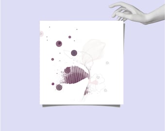 PETALS and SPOTS wall art, printable artwork