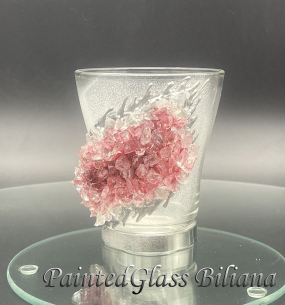 Free shipping burgundy red geode coffee mug geode coffee glass