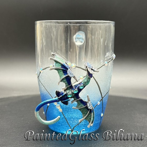 Blue dragon coffee mug