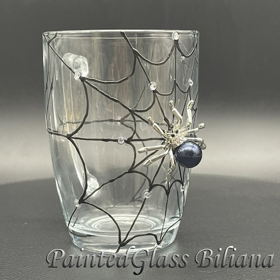 Black spider coffee mug