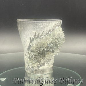 Kostenloser Versand Silber Geode Kaffeebecher Geode Kaffeeglas