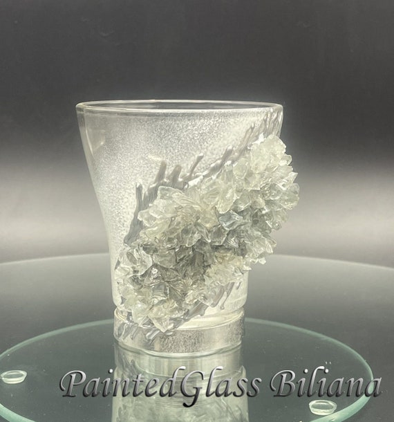 Free shipping silver geode coffee mug geode coffee glass