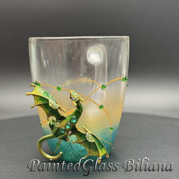 Green dragon coffee mug