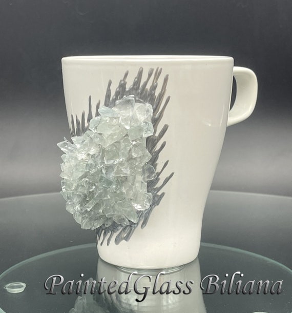 Free shipping ceramic silver geode coffee mug geode coffee glass