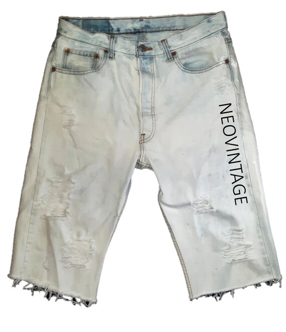 ripped cut off jeans