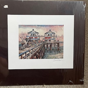 Cliff House Print Signed selling Limited Edit. San Francisco Tom Brittain Storm Ocean