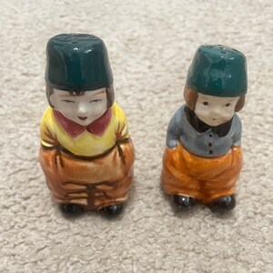 Vintage Salt and Pepper shakers, Made in Japan, Children