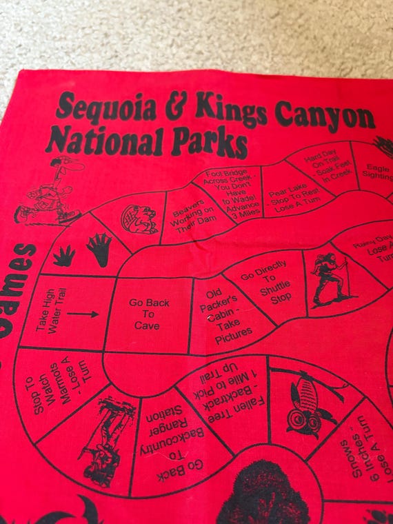 Sequoia and Kings Canyon National Park bandana game View 2