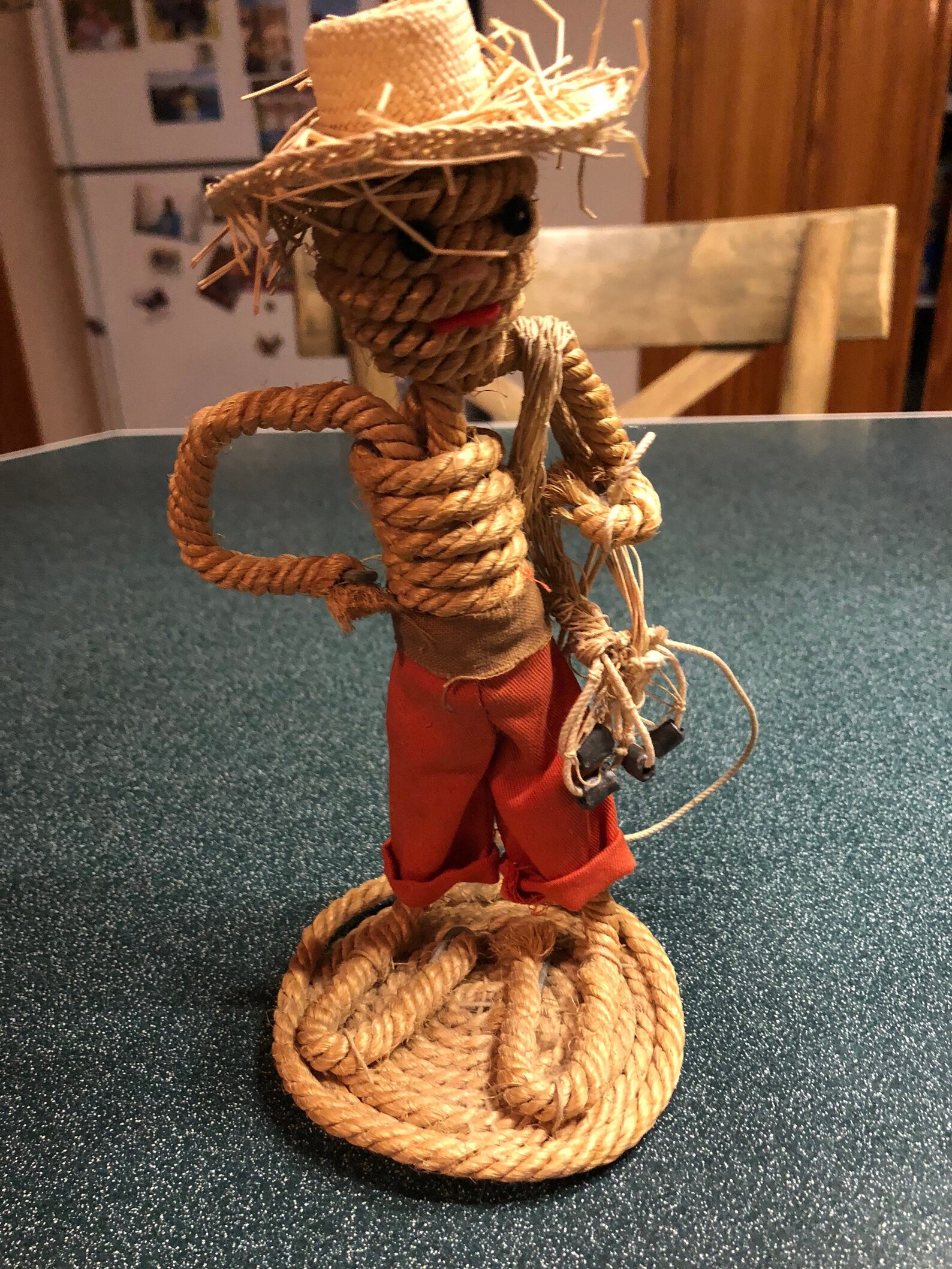 Vintage Rope Man Folk Art Cowboy Art Western Art | Etsy