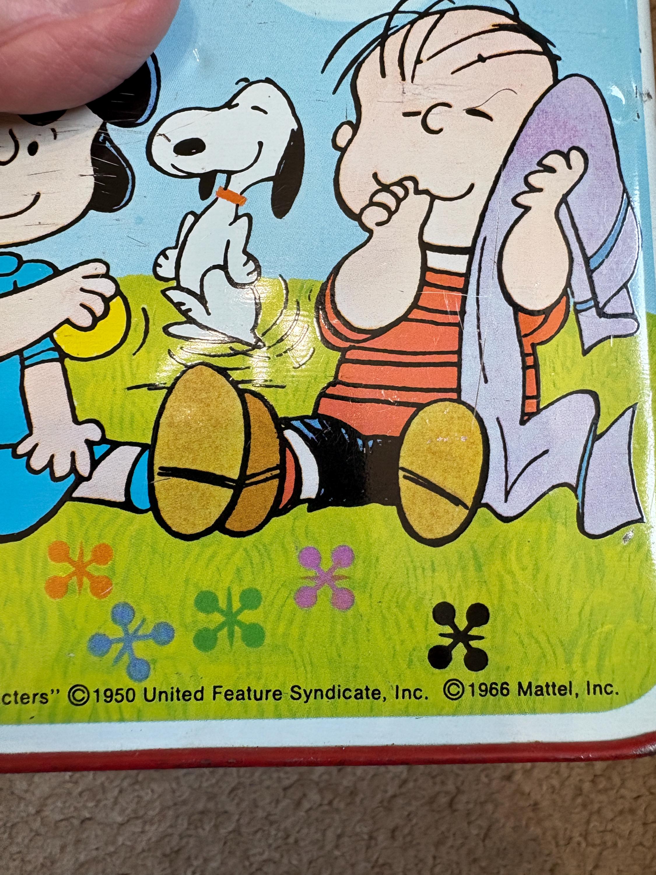 Vintage Snoopy Jack in the Box Pop Up, Peanuts Gang, Mattel 1966