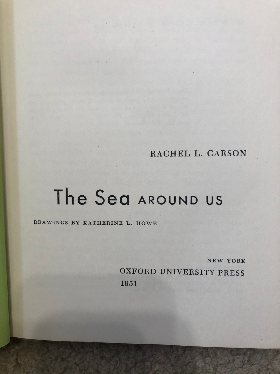 the sea around us by rachel carson the sea around us by rachel carson