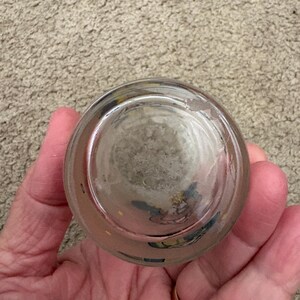 Small frosted glass tumbler featuring Minnie Mouse image 2